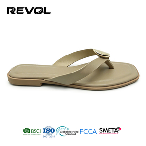 Sandales tongs pour femmes à bout carré, souples et confortables, tendance estivale, style décontracté, vente directe d'usine - Product Image 2