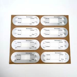 Étiquette adhésive étanche pour animaux de compagnie, panneau personnalisé, interrupteur PC, expédié par l'usine OEM/ODM, film PVC pour appareil électronique - Product Image 6