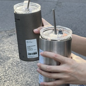 Vaso Térmico <span class=keywords><strong>de</strong></span> Acero Inoxidable <span class=keywords><strong>de</strong></span> Doble Pared <span class=keywords><strong>de</strong></span> 20 oz al por Mayor, Taza <span class=keywords><strong>de</strong></span> Café Delgada, Botella <span class=keywords><strong>de</strong></span> Agua con Aislamiento al Vacío, Tapa <span class=keywords><strong>de</strong></span> Plástico, Pajita para <span class=keywords><strong>Cerveza</strong></span> - Product Image 6