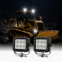 Lampe de travail LED 60W 6000LM avec puce OSRAM - 50000 heures de durée de vie, étanche IP69K pour l'exploitation minière, la construction, le tout-terrain