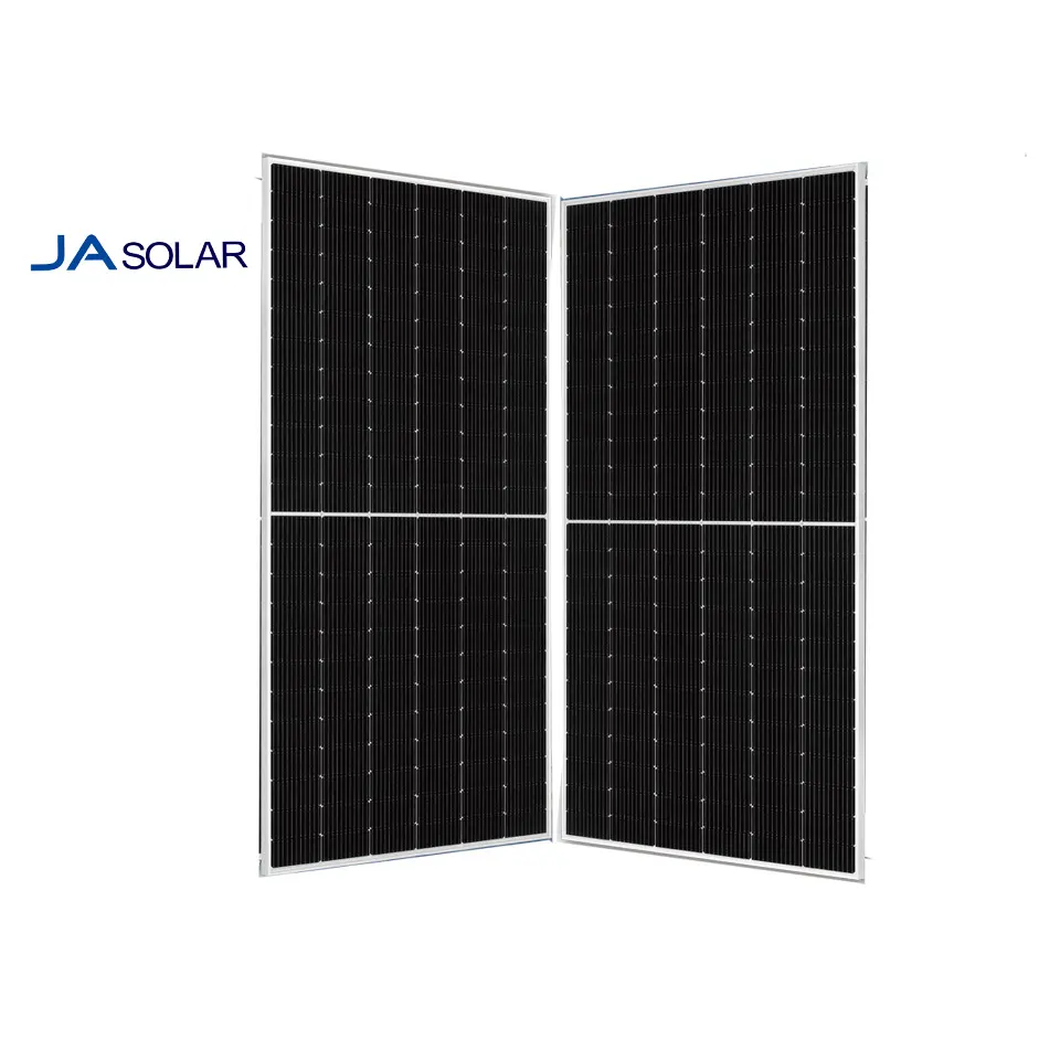 JA JAM72D30 540-565/GB pannello fotovoltaico trasparente paneles solares costos doppio vetro 550W 555W 560W 565W pannello fotovoltaico fotovoltaico