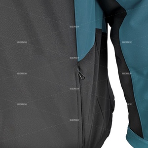 Chaqueta Softshell para hombre, transpirable, a prueba de viento, ropa de trabajo de invierno, servicio OEM, soporte de poliéster, cremallera, bloqueo de colores, caza, trotar - Product Image 4