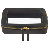 Sac de voyage pliable en PVC transparent avec fermeture éclair, grande capacité, tendance, portable, avec fenêtre transparente imperméable