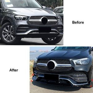 Pour Mercedes Benz GLE W167 C167 2020-2024 Spoiler de pare-chocs avant ABS 3x - Product Image 3