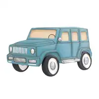Jeep الكلاسيكية على شكل ضوء أزرق معدني الجدار الديكور مخصص شنقا الجدار زينة اكسسوارات للمنزل