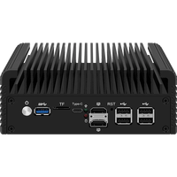 Mini PC Topton 6 LAN Sin Ventilador, 3 N355 I226-V DDR5, 2xNVMe, 1xSATA3.0, Tipo-C, PfSense, Proxmox, Router Firewall 2.5G, Barebone