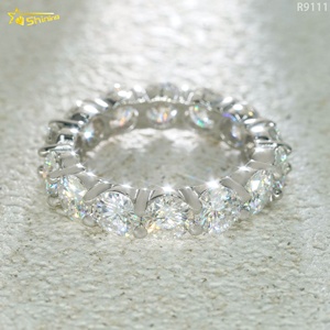 <span class=keywords><strong>Anello</strong></span> in Moissanite <span class=keywords><strong>con</strong></span> diamante per fede nuziale in <span class=keywords><strong>argento</strong></span> <span class=keywords><strong>925</strong></span> <span class=keywords><strong>con</strong></span> <span class=keywords><strong>pietra</strong></span> trasparente <span class=keywords><strong>nera</strong></span> di alta qualità da 5MM - Product Image 2