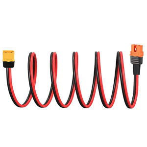 Câble adaptateur de batterie OEM d'usine Amass XT60 XT60H mâle vers XT60i femelle 12AWG pour station d'alimentation portable et système de stockage d'énergie - Product Image 5
