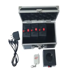 Cold Firework Ignition 4 Cues Receiver Wireless Remote Control Pyrotechnics Equipment Firing System 1case 4 Base For Wedding