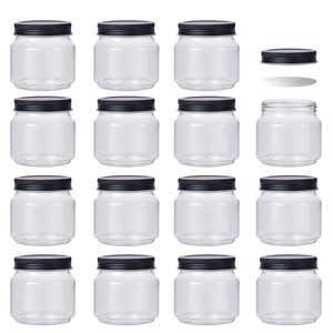 Thân Thiện Với Môi Trong Suốt Vòng Mật Ong Mứt Nhựa <span class=keywords><strong>Jar</strong></span> Với Vít Cap Cho Sweeties Thực Phẩm Cookie Kẹo Đường - Product Image 1