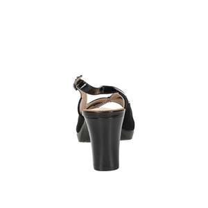 Cinzia <b>Soft</b> Women's Heeled Sandal CI1041 Black Size 38 Patent Leather Slingback - Product Image 2