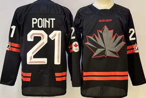 Équipe AOLAN pour hommes 2026 pour Connor McDavid # 97 maillots de <span class=keywords><strong>hockey</strong></span> <span class=keywords><strong>sur</strong></span> glace |   Noir Rouge Blanc Brodé Polyester/Coton Séchage Rapide Complet - Product Image 3