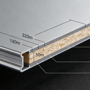 Panneau composite en aluminium (ACP) de haute qualité avec âme en PE, 3 mm, 4 mm, 1220x2440 mm, pour revêtement de <span class=keywords><strong>façade</strong></span> de bâtiment - Product Image 6