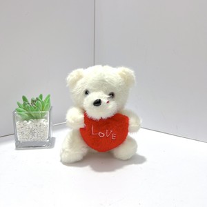Vente en gros d'ours en peluche miniatures de 13 cm tenant un cœur, animaux en peluche, jouets en peluche prêts à être expédiés, ours en peluche brun, peluches de petite taille, poupées - Product Image 4