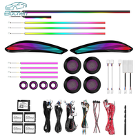 Kit d'éclairage ambiant dynamique 64 couleurs pour BMW Série 4 Coupé F32 M4 F82, accessoires d'éclairage LED intérieur style OEM