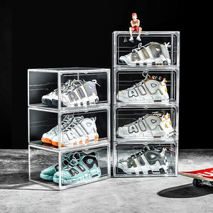 Organizador de zapatos de plástico transparente, personalizado, apilable - Product Image 4