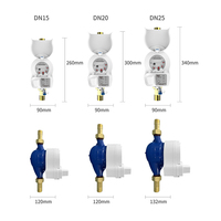 Compteur d'eau froide numérique intelligent prépayé horizontal DN20 4G IoT à lecture à distance sans fil – Vente directe usine en gros