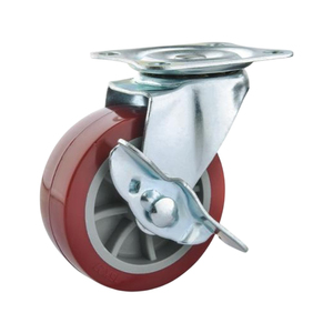 25mm <span class=keywords><strong>40mm</strong></span> 50mm drehbarer Gummi Mittlere Lenk rollen Polyurethan Möbel Lenkrad 1 Zoll - Product Image 2