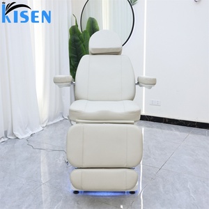 KISEN New Design Professional Multi-Angle Adjustable Head Spa Salon Bed Facial <b>Chair</b> <b>Pink</b> Beauty Treatment Bed - Product Image 2