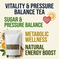 Tisane Vitalité Équilibre Métabolique Soutien Métabolique Sachets de Thé aux Herbes Contrôle du Sucre Végétalien Sans Gluten Non-OGM 100% Naturel Sachets