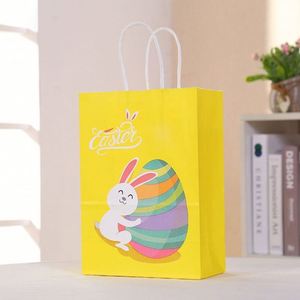 Bolsa de Papel Kraft de Lujo Impresa a Medida para Comida para Llevar de Supermercado, Café, Leche, Té - Product Image 6