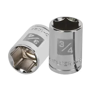 Boîte de 6 douilles à 6 points de 3/4 po, entraînement 1/2 po, TRUPER - Product Image 1