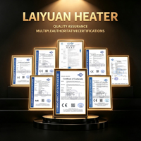 Cartouche chauffante électrique industrielle Laiyuan haute densité 208V diamètre 10mm en forme de L pour moule d'injection