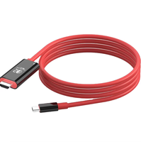 Kabel DHTV OEM 2m PD 100W Pengisian Daya HDTV 4k60hz Tipe C ke Kabel HDTV untuk NS Switch 1/2