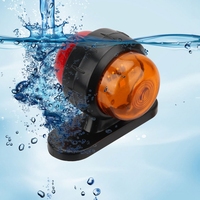 Luces LED de posición lateral, 12V, 24V, luces delanteras y traseras para camión, indicador de lámpara de contorno, luz trasera para remolque, furgoneta, caravana, camión