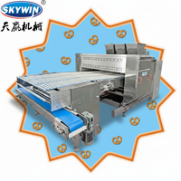 Nouvelle ligne d'extrusion automatique de biscuits pour la production de snacks en bâtonnets, de bâtonnets fourrés au chocolat, de Pocky et de bretzels avec fonction de trempage