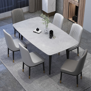 Chaise de salle à manger moderne et luxueuse en cuir, style nordique, avec pieds en métal doré, idéale pour la maison et le salon – Excellent rapport qualité-prix - Product Image 3