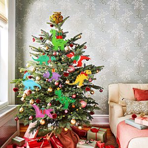 Nouveau style <span class=keywords><strong>Calendrier</strong></span> de l'<span class=keywords><strong>Avent</strong></span> en feutre Arbre de Noël 3 pieds Ensemble d'ornements DIY Ours - Product Image 3