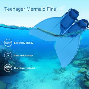 Bonne performance adulte monopalme avec queue de sirène palmes de natation PP + TPE + caoutchouc matériel facile ensemble de plongée - Product Image 5