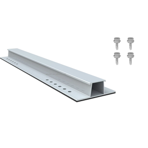 מערכת הרכבה על גג מתכת סולארית עשה זאת בעצמך, משטח אנודייז, עמידות לרוח 60 מטר לשנייה, עמידות לשלג 2 קילו/מ\\\"ר, תיקון מהיר להתקנת פאנלים סולאריים על גג מתכת, CHIKO - Product Image 1