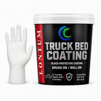 Peinture noire mate pour benne de camion, peinture protectrice pour benne de pick-up, hayons, remorques, boîtes à outils et surfaces métalliques