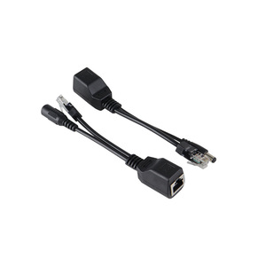 ตัวแยกสัญญาณ PoE 12V แบบตรงผ่านโมดูลจ่ายไฟเครือข่าย ชุดขั้วต่อตัวผู้ตัวเมีย - Product Image 1