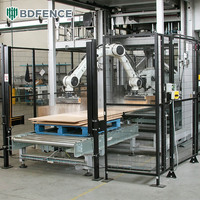Système de clôture de sécurité robotisée intégré avec surveillance à distance et analyse pour la protection des machines industrielles et des robots