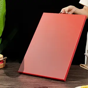 Rectangle Custom Eco-Friendly PE HDPE Chopping Board Rectangle Plastic Cutting Board For Kitchen For Food Vegetables