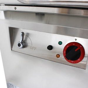 Sartén Eléctrica Inclinable Independiente con Termostato Ajustable y Temporizador Incorporado, Ideal para Panadería - Product Image 4