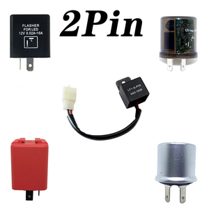 SKYEARTH Nhà Máy Cung Cấp Không Thấm Nước Phổ Phụ Kiện Xe Máy 12V-60V Xe Gắn Máy Led <span class=keywords><strong>Flasher</strong></span> <span class=keywords><strong>2</strong></span> Pin - Product Image 3