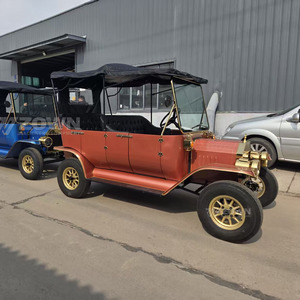 Voiture électrique classique européenne vintage, véhicule de tourisme rétro de luxe pour la réception VIP des hôtels - Product Image 5