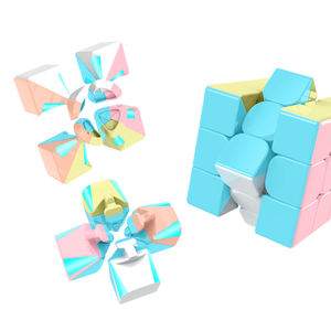 <span class=keywords><strong>MoYu</strong></span> Meilong Macaron <span class=keywords><strong>4x4</strong></span> Cubo de velocidad Rosa aula Cubing juguete para niñas regalo de Navidad cubo mágico educativo en caja - Product Image 5