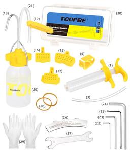 Outil universel de <span class=keywords><strong>changement</strong></span> d'huile et d'injection d'huile de <span class=keywords><strong>frein</strong></span> à <span class=keywords><strong>disque</strong></span> de vélo TOOPRE kits d'outils de Version simplifiée d'huile de <span class=keywords><strong>frein</strong></span> à <span class=keywords><strong>disque</strong></span> de VTT - Product Image 1