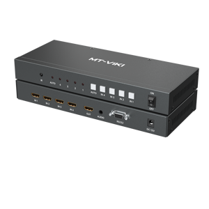 Commutateur <span class=keywords><strong>HDMI</strong></span> <span class=keywords><strong>4K</strong></span> 30Hz sans couture 4 ports, MT-VIKI 4 entrées 1 sortie Boîte sélectrice - Product Image 1