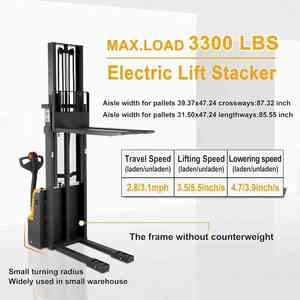 新型ホットセール中！XINGJI 2トン屋外電動フォークリフトパレットスタッカー（リチウムイオンバッテリー搭載） - Product Image 5