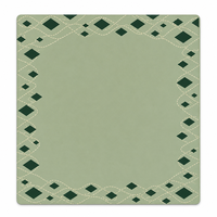 Tapis de Mahjong Anti-Bruit Personnalisé en Néoprène Vert Antidérapant, Tapis de Jeu de Table Enroulable avec Coutures Anti-Déchirure, OEM