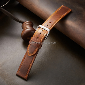 <span class=keywords><strong>Bracelet</strong></span> de <span class=keywords><strong>montre</strong></span> pour <span class=keywords><strong>homme</strong></span> de luxe italien fait main en <span class=keywords><strong>cuir</strong></span> de vachette véritable lisse 22mm 20mm <span class=keywords><strong>18mm</strong></span> à libération rapide pour Apple Watch - Product Image 2