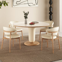 Ensemble de table à manger en chêne massif assemblé en gros - Design moderne durable pour les maisons, appartements, villas et hôtels