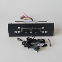 Termostato Digital Programable de Panel Grande KT-2020LF1 para Refrigeración, Gestiona 3 Funciones: Refrigeración + Congelación + Luz Individual