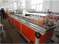 Machine de chemin de câbles en PVC, ligne d'extrusion de conduits de câbles en PVC, ligne de production de creux de câbles en PVC